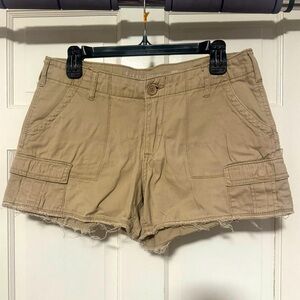 Faded Glory Women's Beige Cargo Shorts